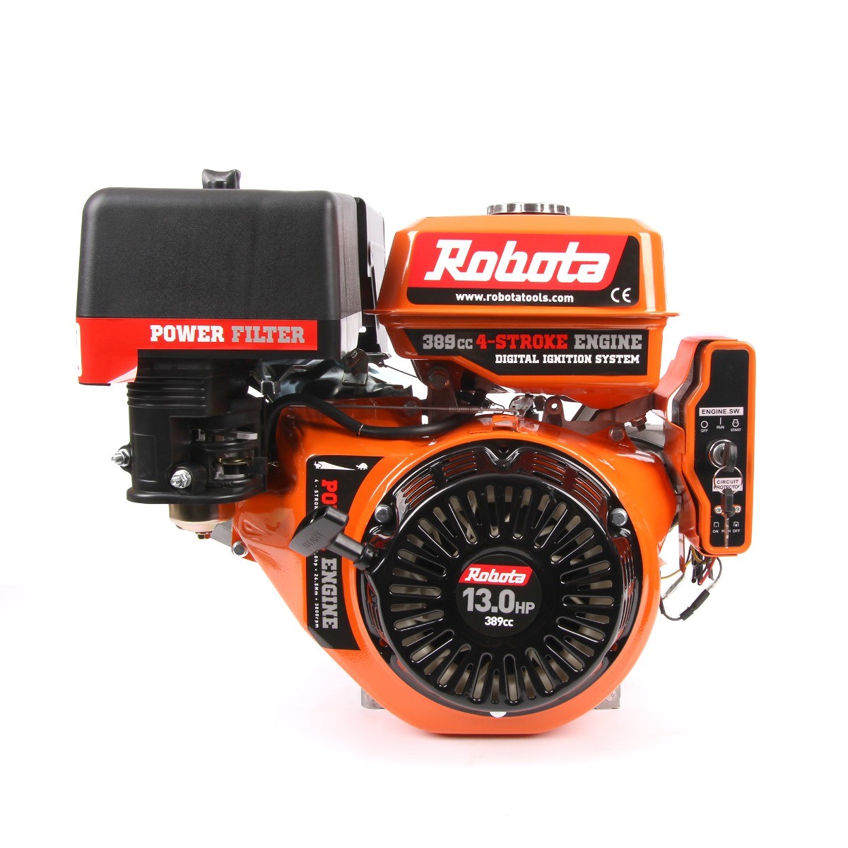Robota irtomoottori E389 13hp 4-tahti