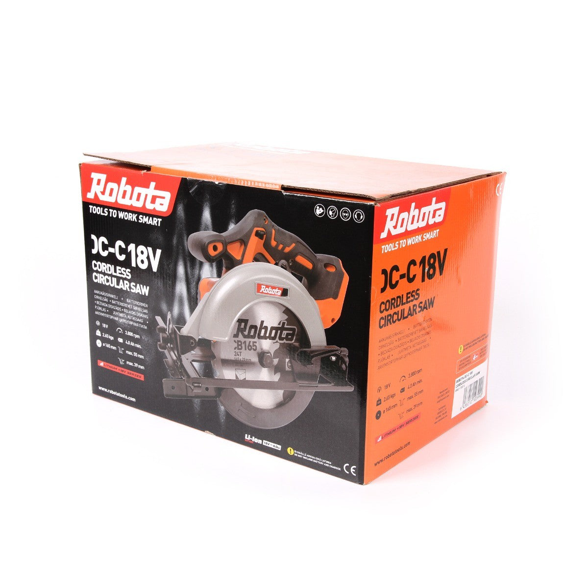 Robota akkukäsisirkkeli DC-C 18V runko