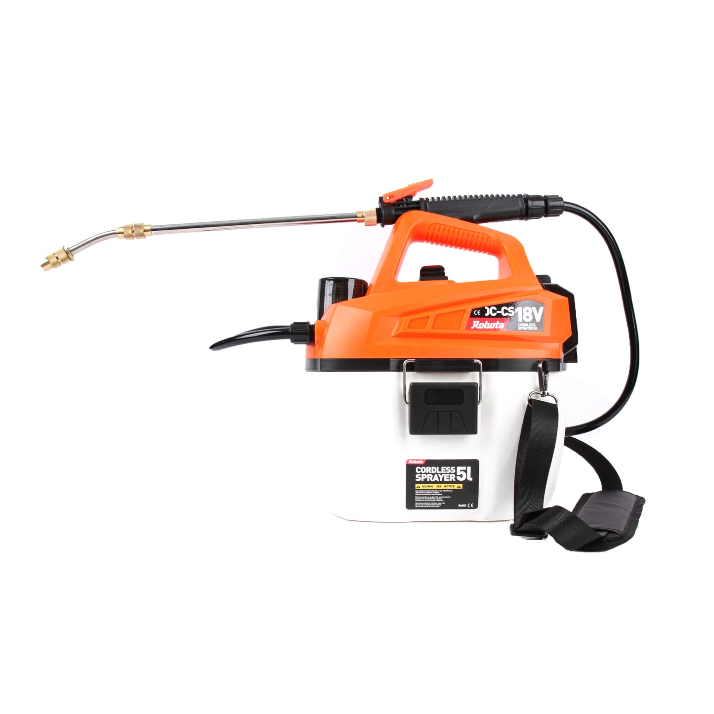 Robota DC-CS18V akkuruiskupullo 5L runko