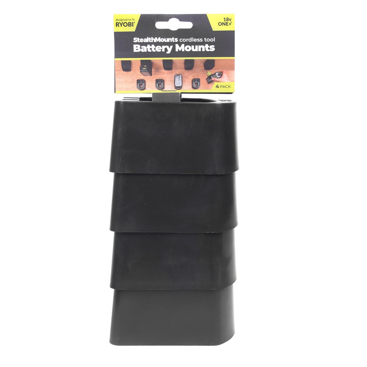 StealthMounts akunpidike Ryobi 18v ONE+ 4kpl