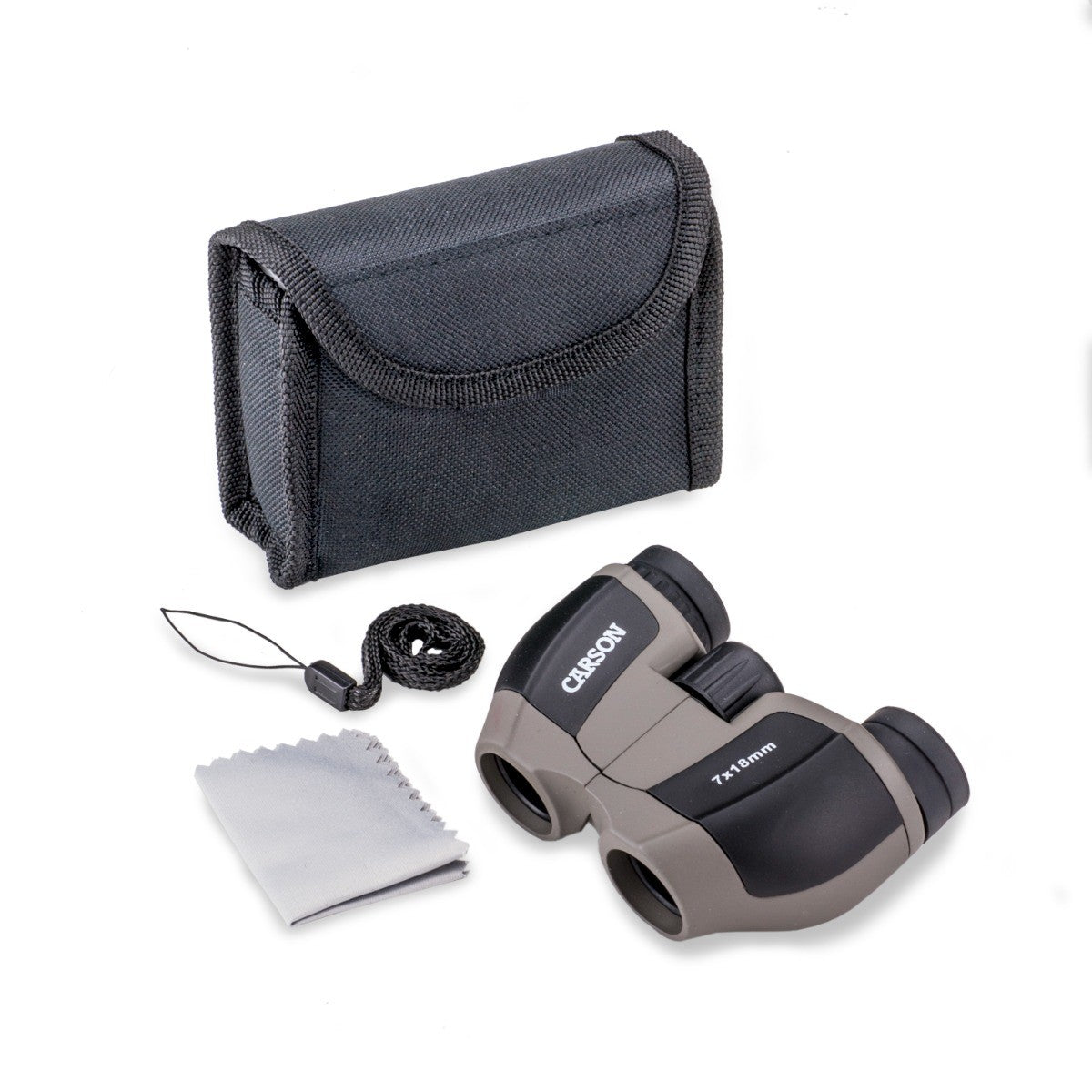 Carson MiniScout 7x18mm pienikokoiset kiikarit