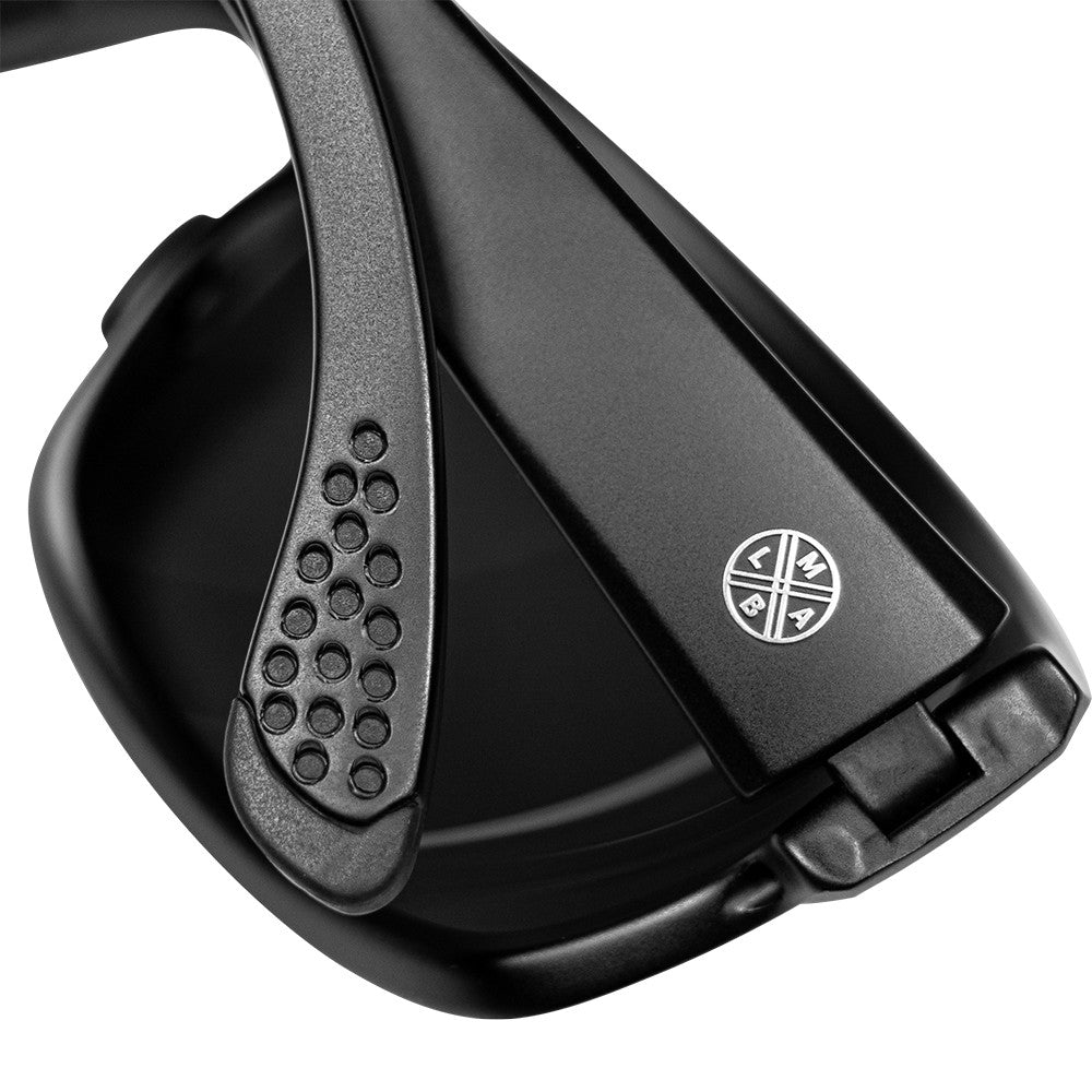 LMAB Iris Polarisoivat aurinkolasit Matte Black / Green Revo