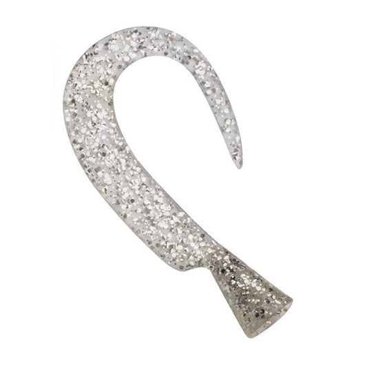 Svartzonker McMy Tail vaihtopyrstö silver glitter 3kpl