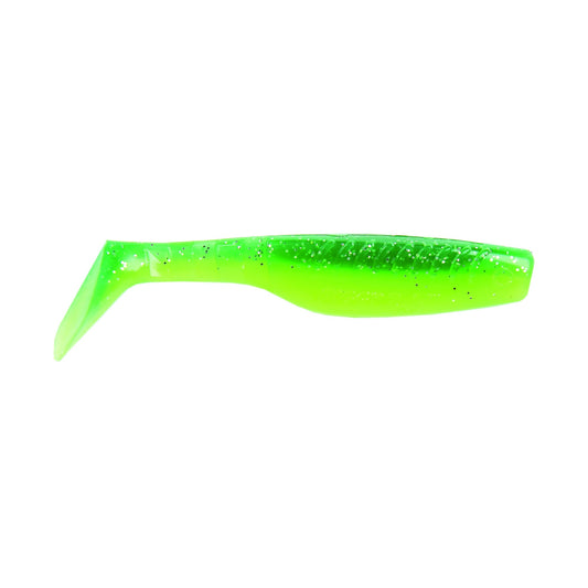 Shaker Baits Piggyshad 3.5" 5kpl - Lime Tiger