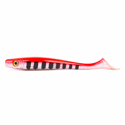 Shaker Baits Flathead Shad M - Red Striper 1kpl
