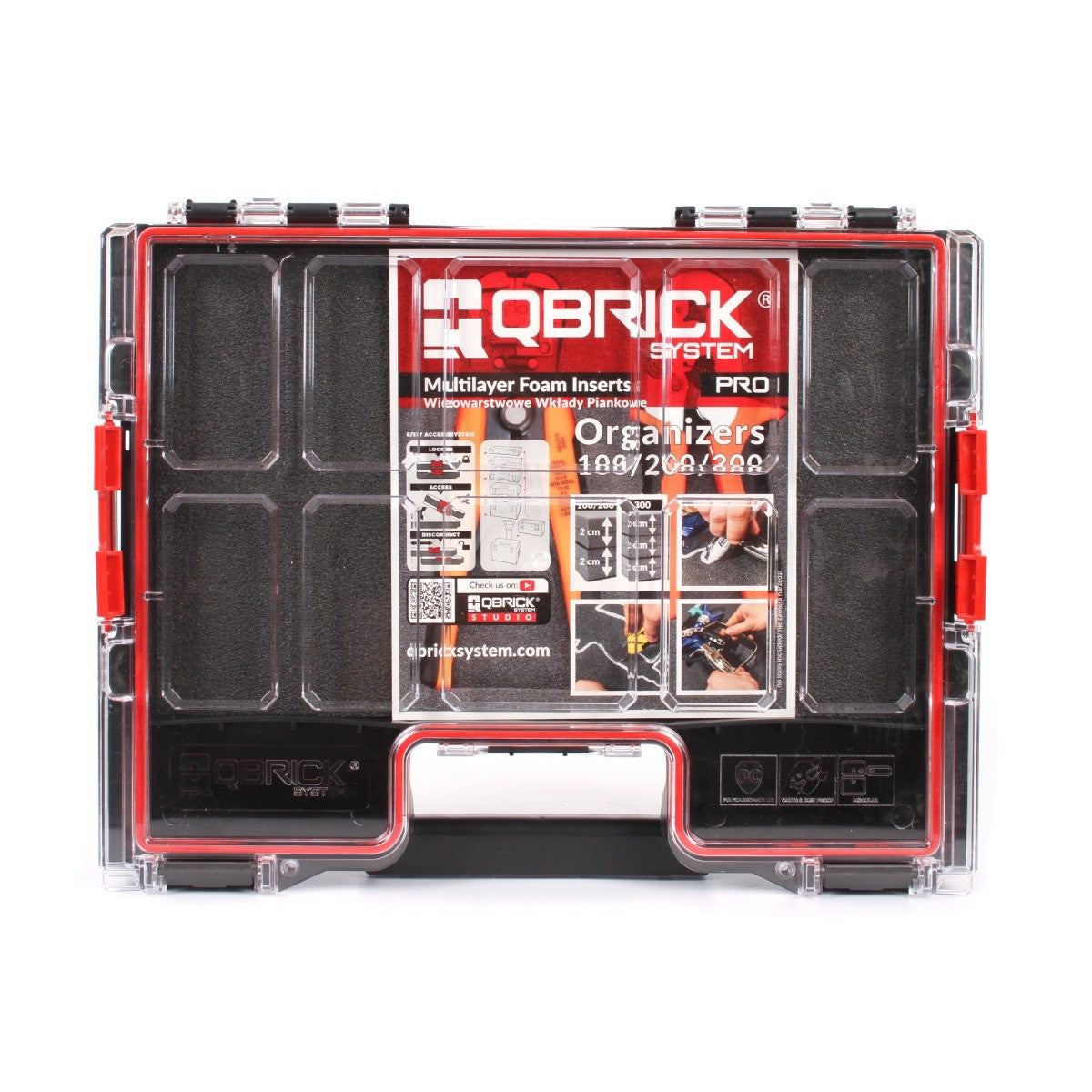 QS PRO Organizer 300 lokerikko foam