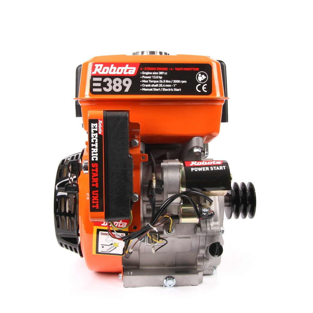 Robota irtomoottori E389 13hp 4-tahti