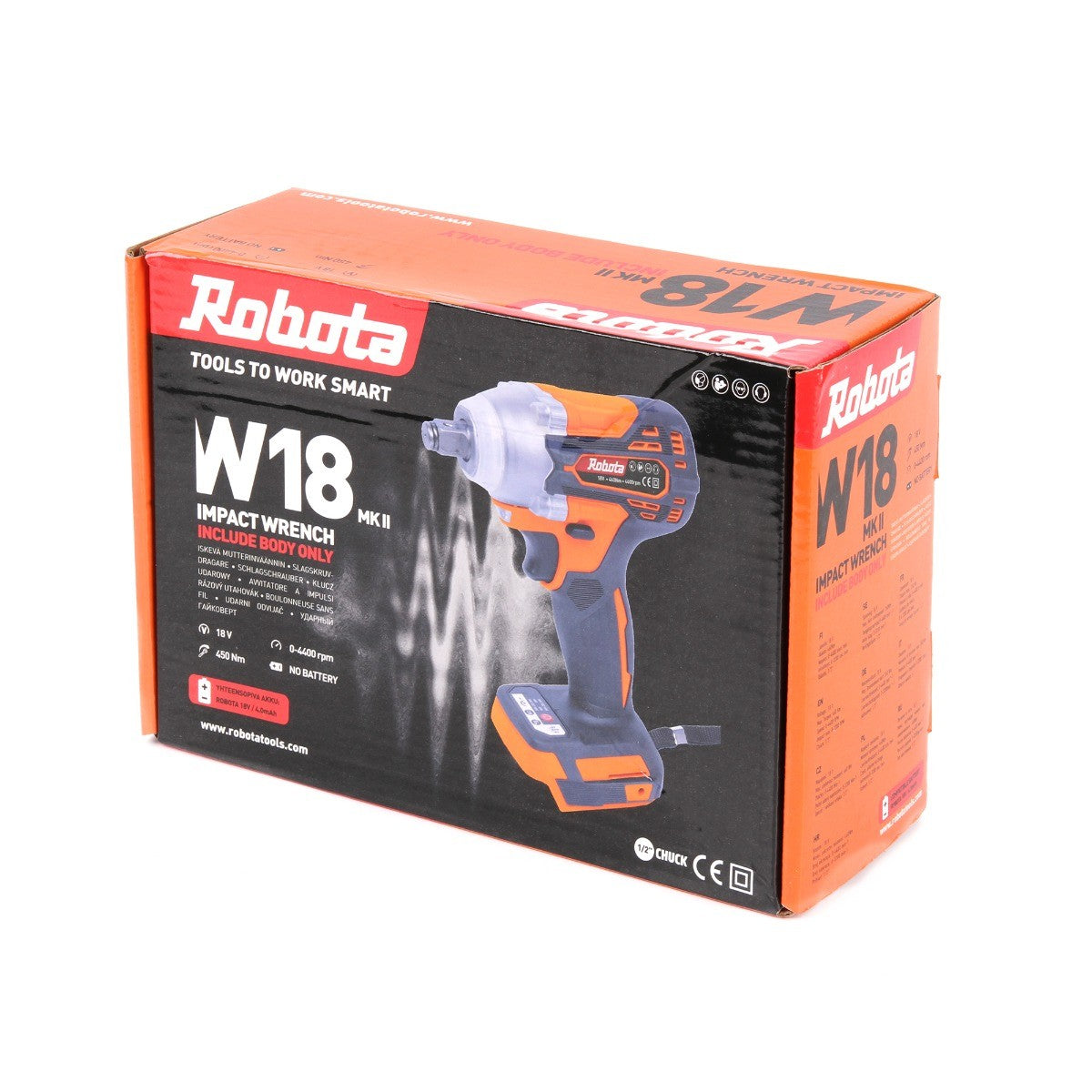 Robota akkumutterinväännin W18 18v runko