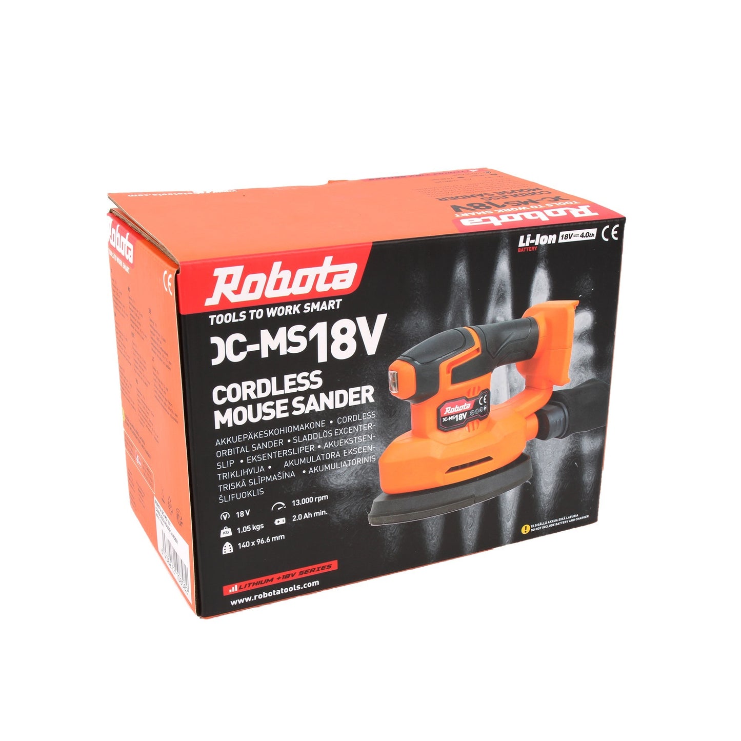 Robota DC-MS18V akkuhiomakone 140x96.6mm runko