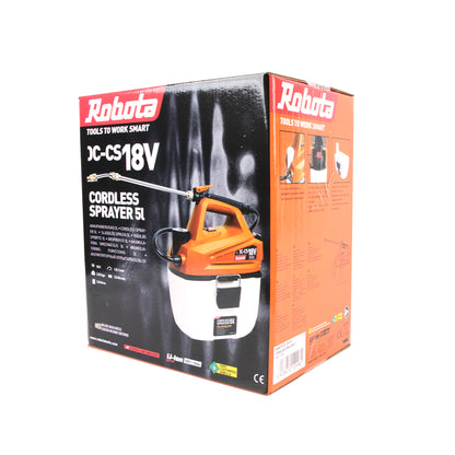Robota DC-CS18V akkuruiskupullo 5L runko