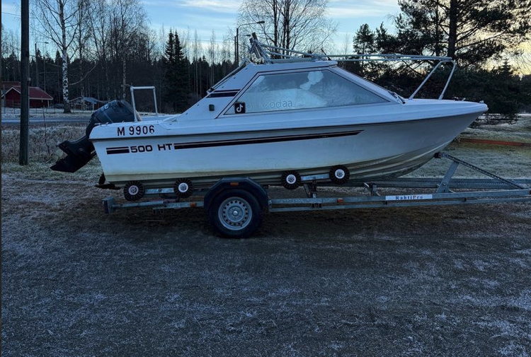 HT-Vene Vator 17HT + 4T 50hv Yamaha ulkoperämoottori