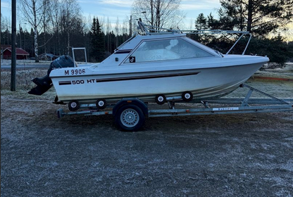 HT-Vene Vator 17HT + 4T 50hv Yamaha ulkoperämoottori