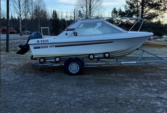 HT-Vene Vator 17HT + 4T 50hv Yamaha ulkoperämoottori