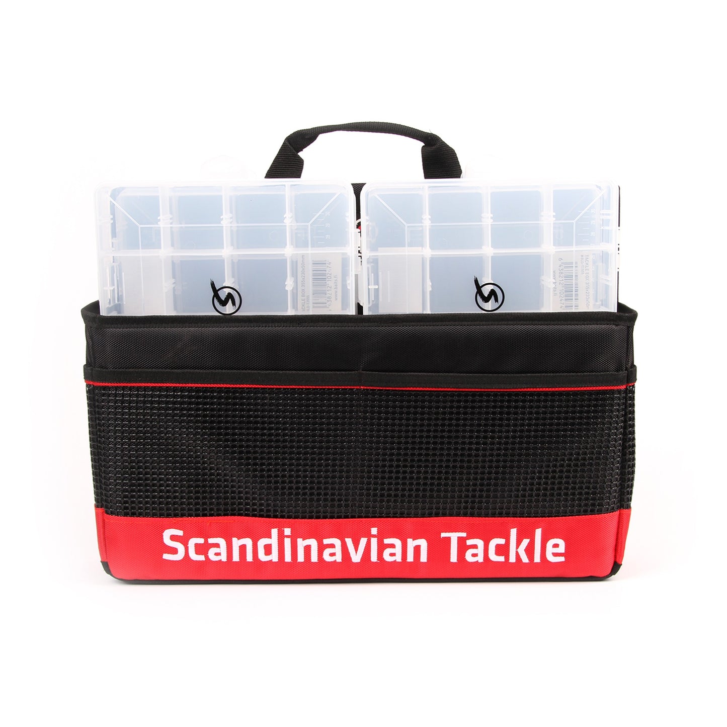 Scandinavian Tackle Jättikokoinen tarvikelaukku + 4x vieherasia