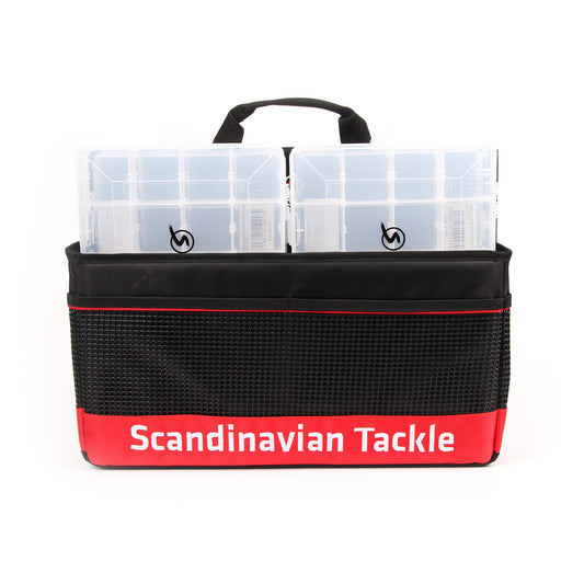 Scandinavian Tackle Jättikokoinen tarvikelaukku + 4x vieherasia