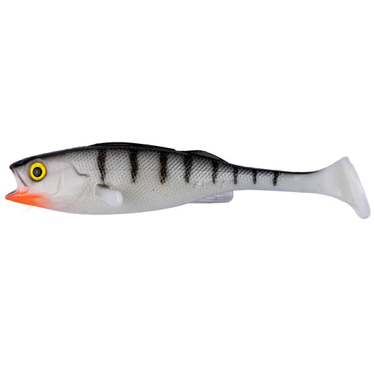 LMAB Köfi Perch Shad 7cm White Tiger 5kpl
