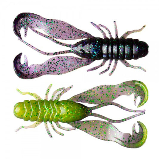 LMAB Finesse Filet Craw 10 cm Purple Rave 3kpl