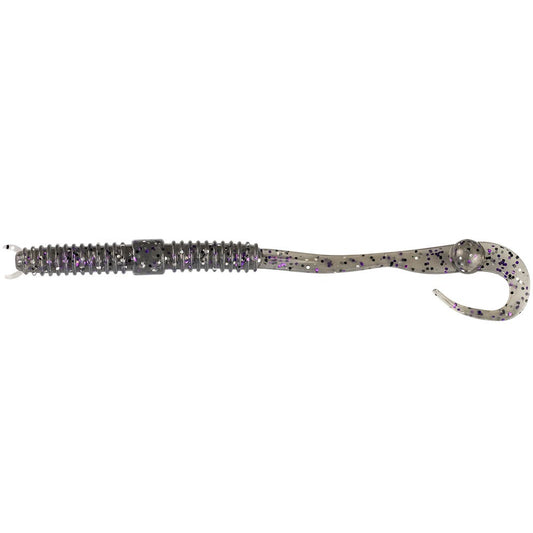 LMAB Finesse Filet Worm (TPE) 12 cm Purple Smog
