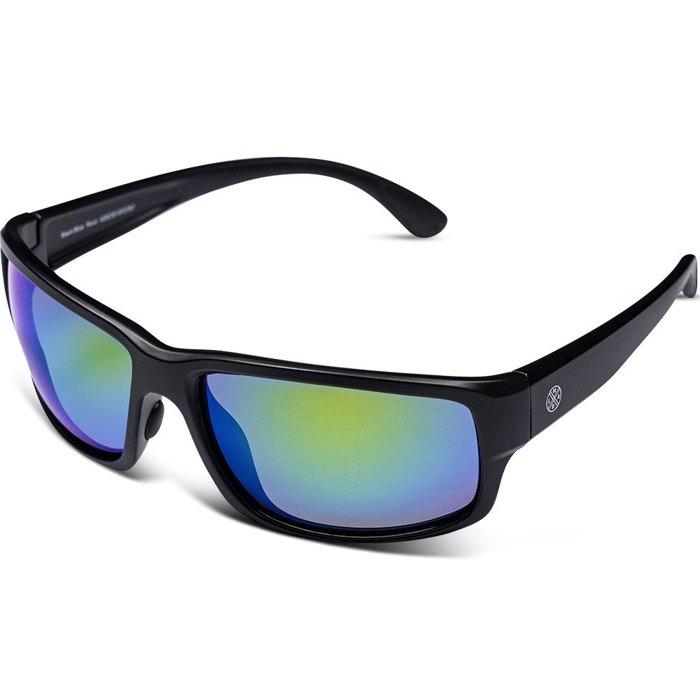 LMAB Iris Polarisoivat aurinkolasit Matte Black / Green Revo