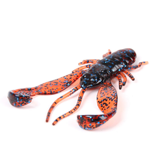 LMAB Finesse Filet Craw 10cm Motoroil Blue 3kpl