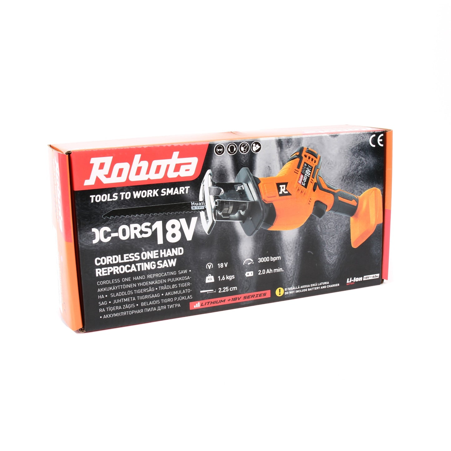 Robota DC-ORS18V yhdenkäden akkupuukkosaha 18V runko