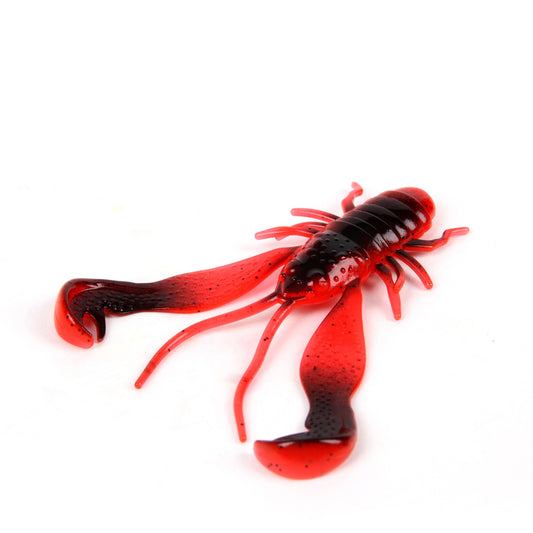 LMAB Finesse Filet Craw 10 cm Red Craw 3kpl