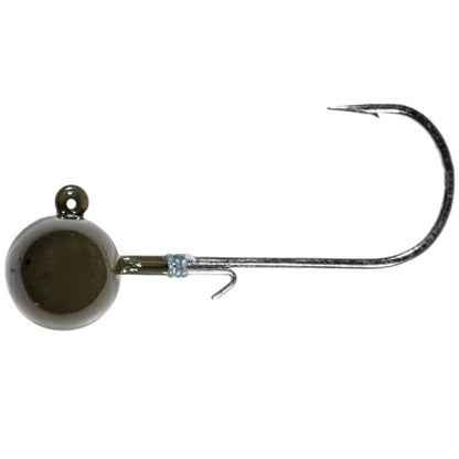 LMAB Tungsten Round Jig #1 Green Pumpkin 10.6g 2kpl