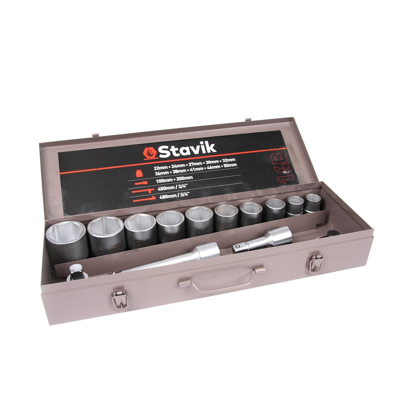Stavik 3/4" Konemiehen hylsysarja 14-osainen