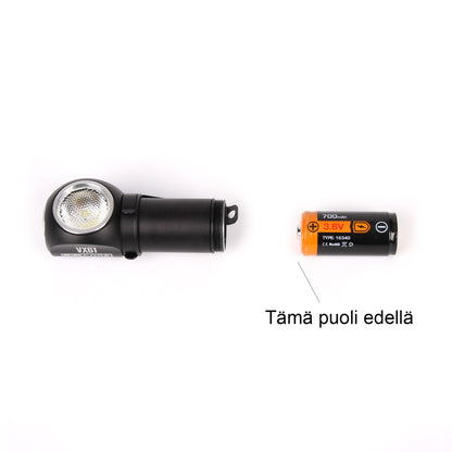 Ledcore VX60 800Lumenin ladattava otsavalo